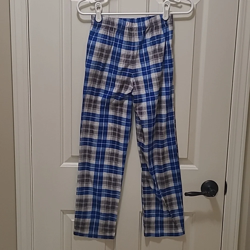 Boy's Plaid Pajama Pants L
